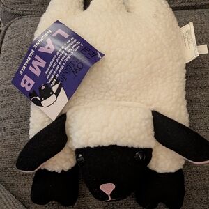Vintage 1996 Pillow Buddies Plush  Lamb Stuffed Animal - Cream and Black "Rare"